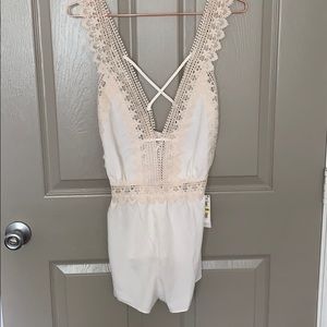 Flora Nikrooz Lace Romper!
